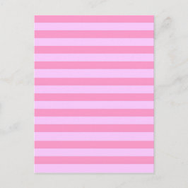 Enkel modern Girly Rosa Rand Mönster Vykort