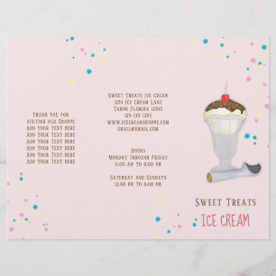Enkel Modern Glasskulor Minimalistisk Rosa Reklamblad