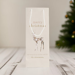 Enkel Modern God jul Crystal Reindeer
