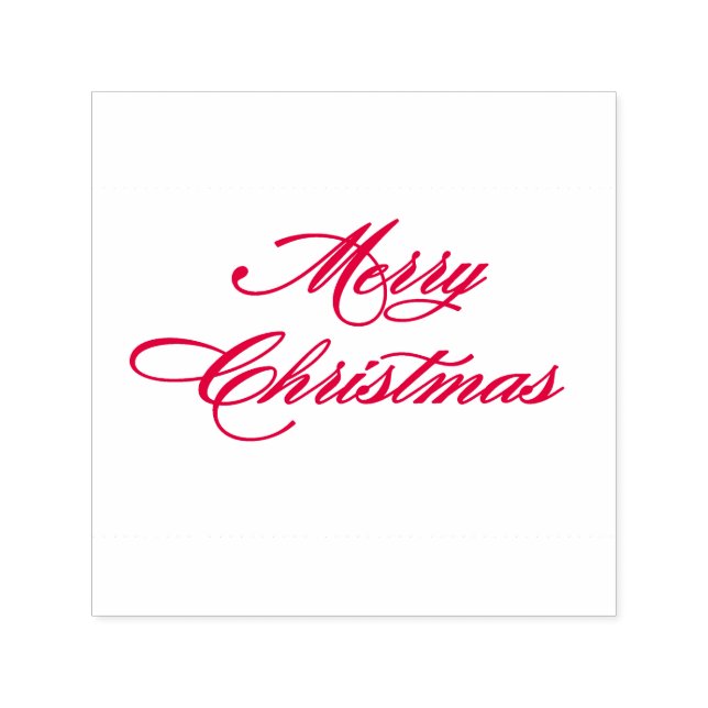Enkel Modern God Jul  Självfärgande Stämpel (Design)