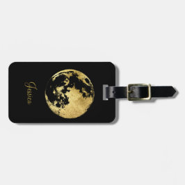 Enkel modern Golden Karta Bagagebricka