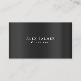 Enkel, modern Grått-bakgrund, original Visitkort