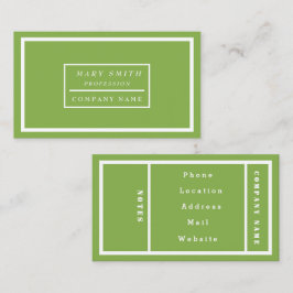 Enkel modern grej visitkort