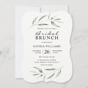 Enkel Modern Grey Löv Möhippa Brunch Inbjudningar