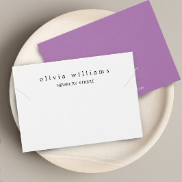 Enkel modern halsbands- och armbandsvisningskort visitkort