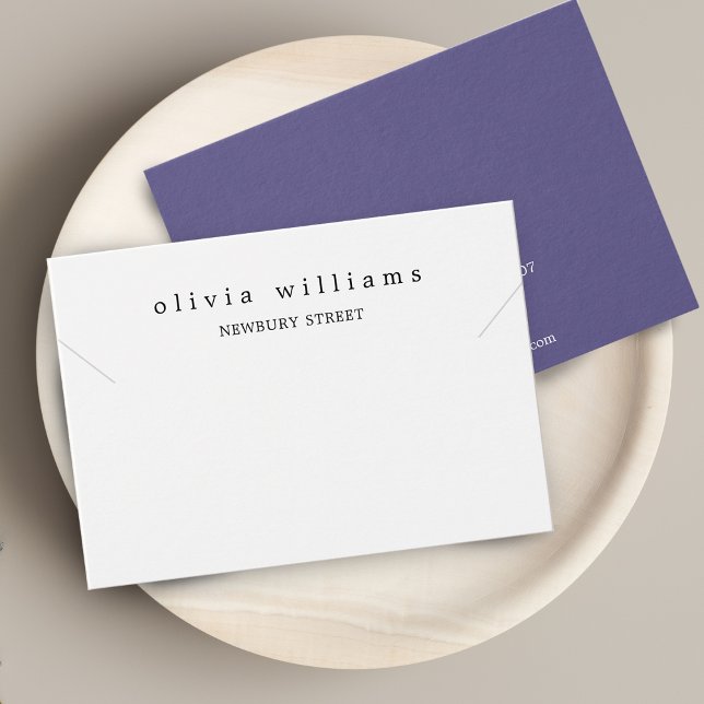 Enkel modern halsbands- och armbandsvisningskort visitkort (Skapare uppladdad)