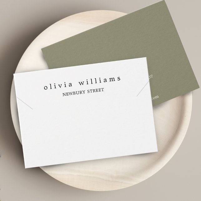 Enkel modern halsbands- och armbandsvisningskort visitkort (Skapare uppladdad)