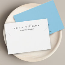 Enkel modern halsbandsarmbands visningskort