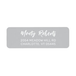 Enkel, modern hand skissad | RETURADRESS Returadress Etikett