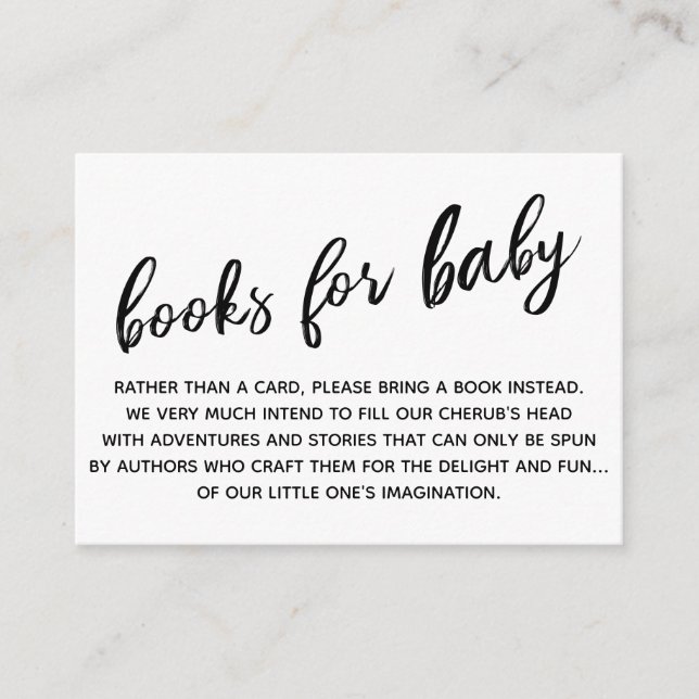 Enkel Modern handskriftsbegäran från Bok Tilläggskort (Framsida)