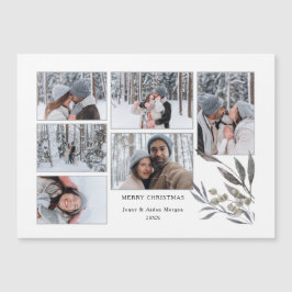 Enkel Modern Helgdag Watercolor Greenery 6-Photo