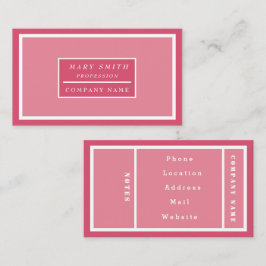 Enkel modern honeysuckle visitkort