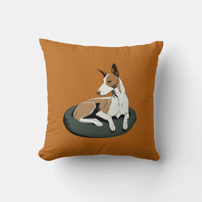 Enkel modern Hund Art-Trendig Kudde (Framsida)
