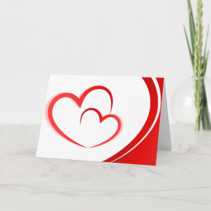 Enkel Modern I kärlek du lyssnar på Helgdag Card Helgkort