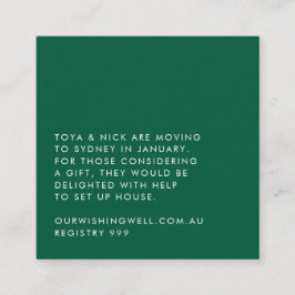 Enkel modern inklusionskort tilläggskort