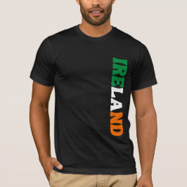 Enkel Modern Ireland National Flagga Apparel T Shirt