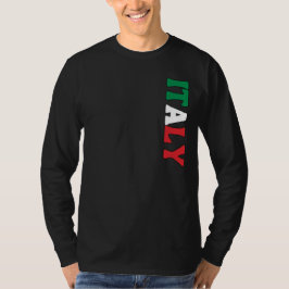 Enkel Modern Italien National Flagga Apparel T Shirt