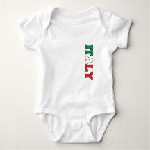 Enkel Modern Italien National Flagga Apparel