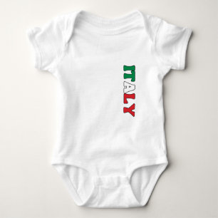 Enkel Modern Italien National Flagga Apparel T Shirt