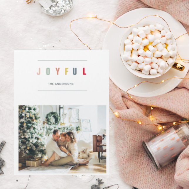Enkel modern julfoto | GLATT HELGDAG (Skapare uppladdad)