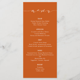Enkel, modern kalligrafi - brunt fall i bränd Oran Meny