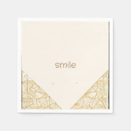 enkel modern konst i pastellberget pappersservett