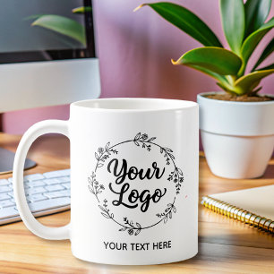enkel modern logotyp qr-kod Kaffe Mugg