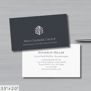 Enkel modern Logotyp Visitkort