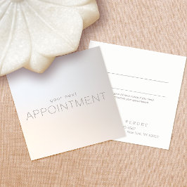 Enkel, modern, lysande Möte påminnelse Tidsbeställning Kort