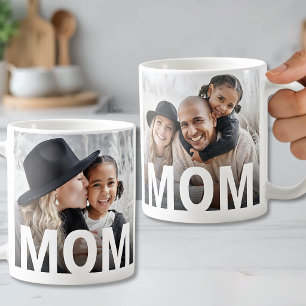 Enkel Modern Mamma Foto Kaffemugg
