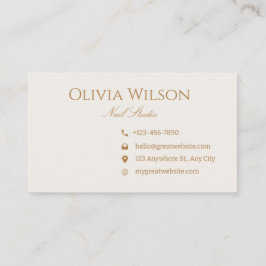 Enkel, modern, minimal Professionell Affärskort Visitkort