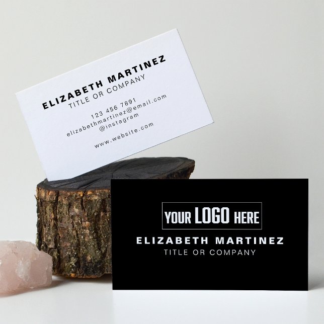 Enkel modern, minimal Professionell för Logotyp fö Visitkort (Skapare uppladdad)