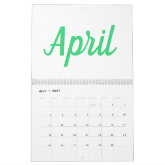 Enkel Modern Minimalistisk Färgrik Kalender 2023