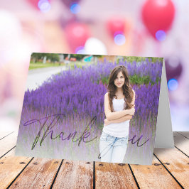 Enkel, modern, minimalistisk fotokalligrafiskript tack kort