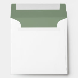 Enkel, modern, minimalistisk Grönt Bröllop
