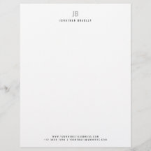 Enkel modern, minimalistisk monogrammad verksamhet