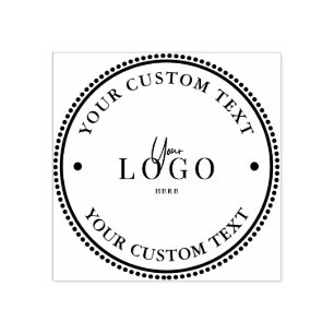 Enkel, modern, minimalistisk monogramReturadress R Stämpel