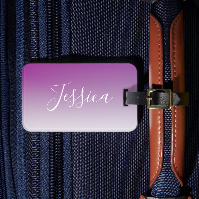 Enkel, modern, minimalistisk övertoning för Lila u Bagagebricka (Framsida Insitu 4)