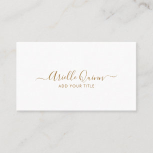 Enkel, modern, minimalistisk Professionell Namn Visitkort