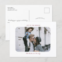 Enkel, modern, minimalistisk, ren julbild