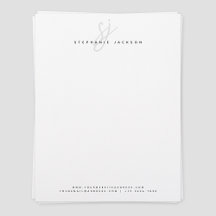 Enkel, modern, minimalistisk skriptmonogram Office