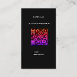 Enkel, modern, minimalistisk Social-media Visitkort