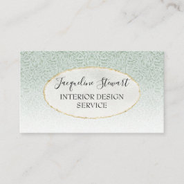Enkel Modern, Mint Elegant Retro-Professionell Visitkort
