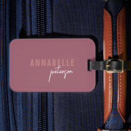 Enkel modern, modern, Ro-minimalistisk Personlig Bagagebricka