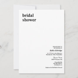 Enkel modern Möhippa Inbjudningar