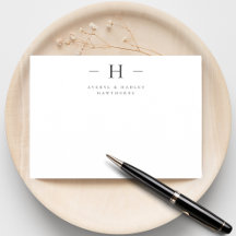 Enkel, modern monogram par initiala stadier