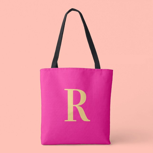 Enkel Modern Monogram Tygkasse (Skapare uppladdad)