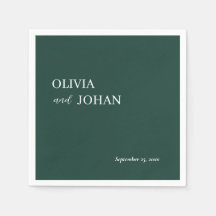 Enkel modern och minimalistisk | Bröllop Emerald G