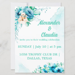 Enkel modern och minimalistisk | Bröllopsinbjudan Inbjudningar