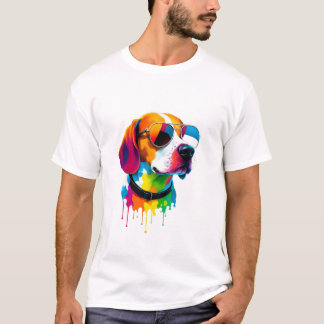 Enkel, modern och trendig T-shirt med husdjursnamn